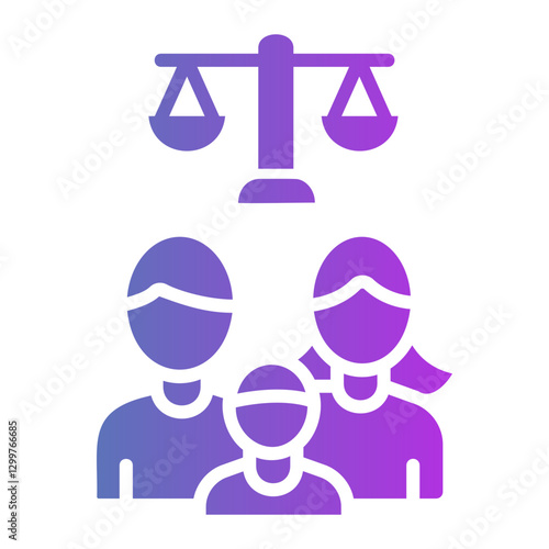 family Gradient icon