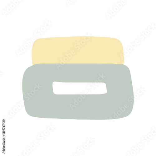 Skincare Jar, Pot Flat Design - Exfoliants Scrub moisturizers