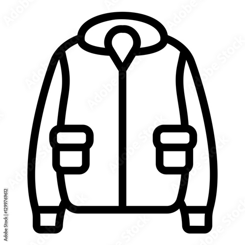 coat Line Icon