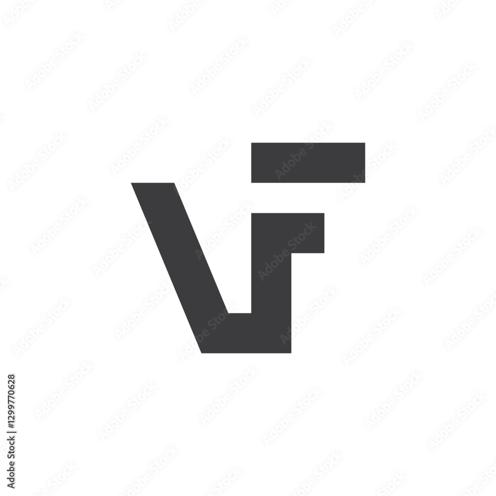 symbol of vf letter icon design. sign of vf letter illustration symbol of vf letter icon design. sign of vf letter illustration
