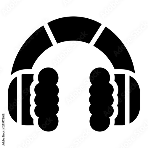 earmuff Solid icon