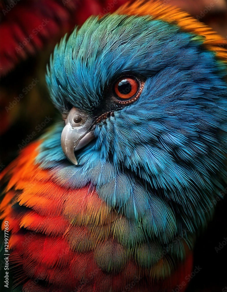 Obraz premium the face of a bird
