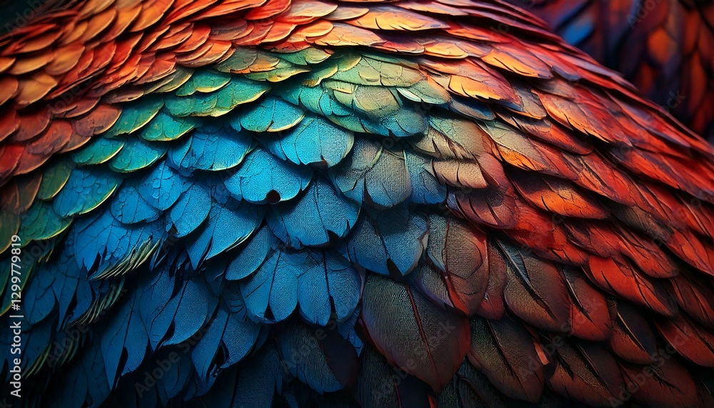 Obraz premium the surface of a beautiful feather