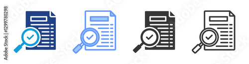 Index icon set multiple style collection