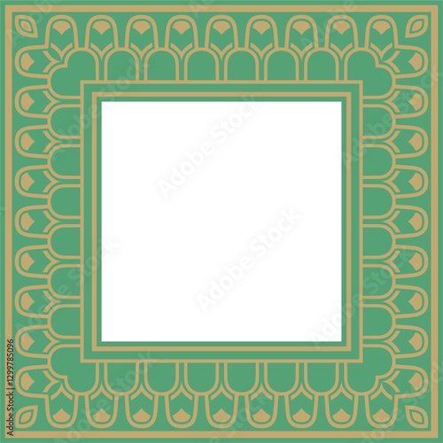 9917_7_Assyrian_square_frame.eps photo