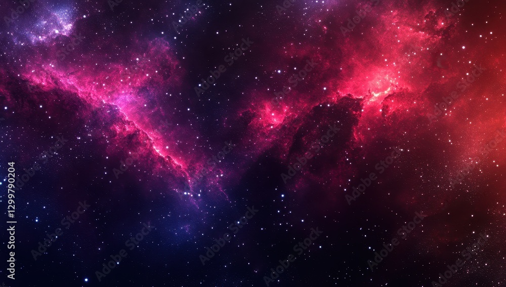 Stunning Colorful Cosmic Nebula with Stars and Gas Clouds in Deep Space Captured in a Vibrant Interstellar Scene of Outer Space Beauty Stunning Colorful Cosmic Nebula with Stars and Gas Clouds in Deep Space Captured in a Vibrant Interstellar Scene of Outer Space Beauty