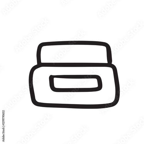 Skincare Jar, Pot doodle - Exfoliants Scrub moisturizers