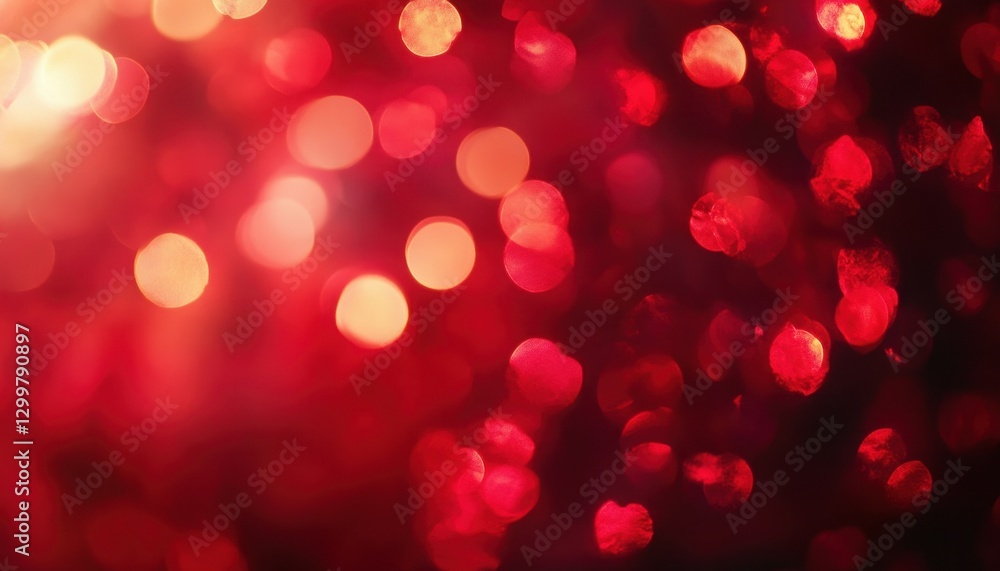 Red Bokeh Lights Festive Background Texture Red Bokeh Lights Festive Background Texture