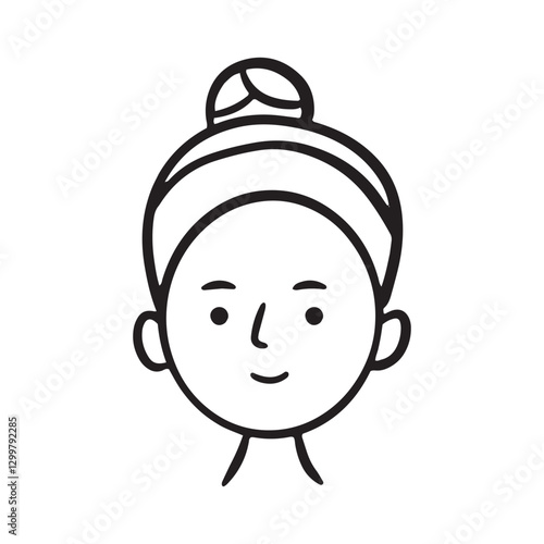 Face before after using skincare doodle