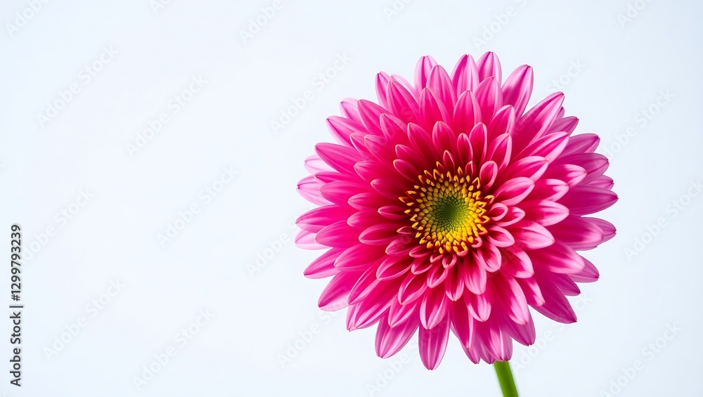 Isolated Chrysanthemum Flower on Transparent Background Isolated Chrysanthemum Flower on Transparent Background
