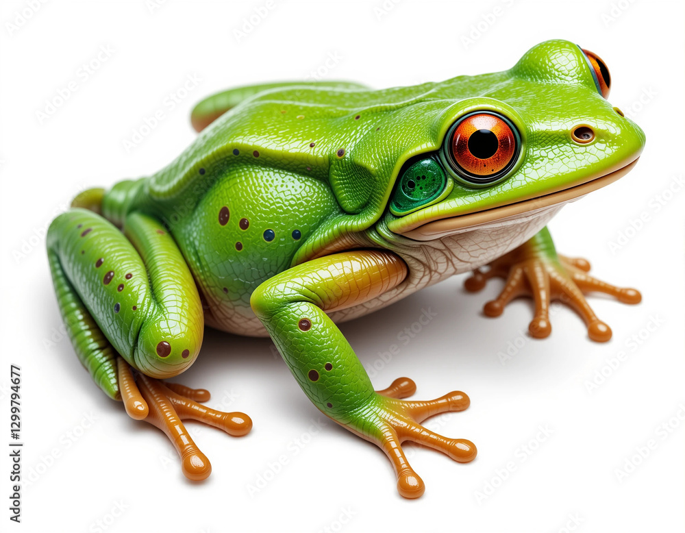 Obraz premium Leap of Nature: The Grace and Charm of Frogs