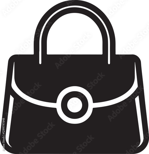 Carpetbag icon Simple illustration of carpetbag vector icon for web