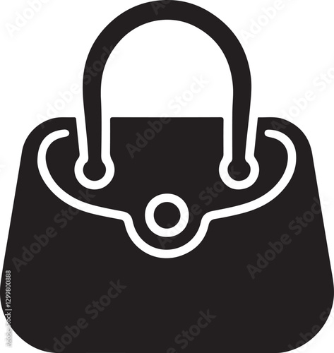 Carpetbag icon Simple illustration of carpetbag vector icon for web