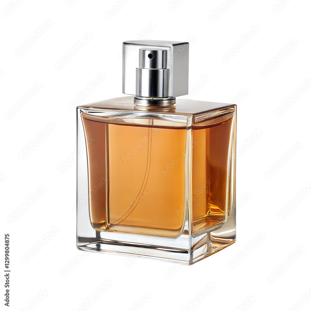 Modern and clean Close-up of a Luxurious Amber Perfume Bottle Modern and clean Close-up of a Luxurious Amber Perfume Bottle