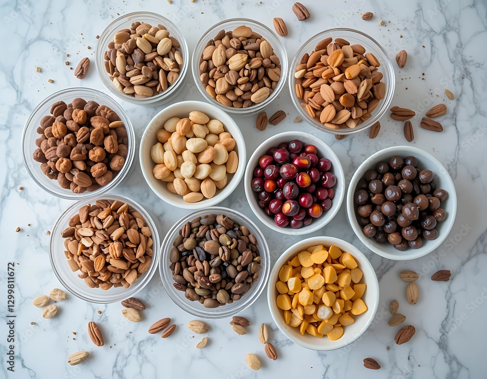 Assorted Nuts and Seeds: Healthy Snack Variety Assorted Nuts and Seeds: Healthy Snack Variety