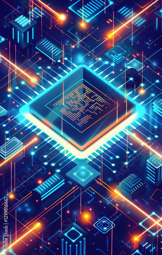 Circuit boards and chips with three dimensional sense of technology