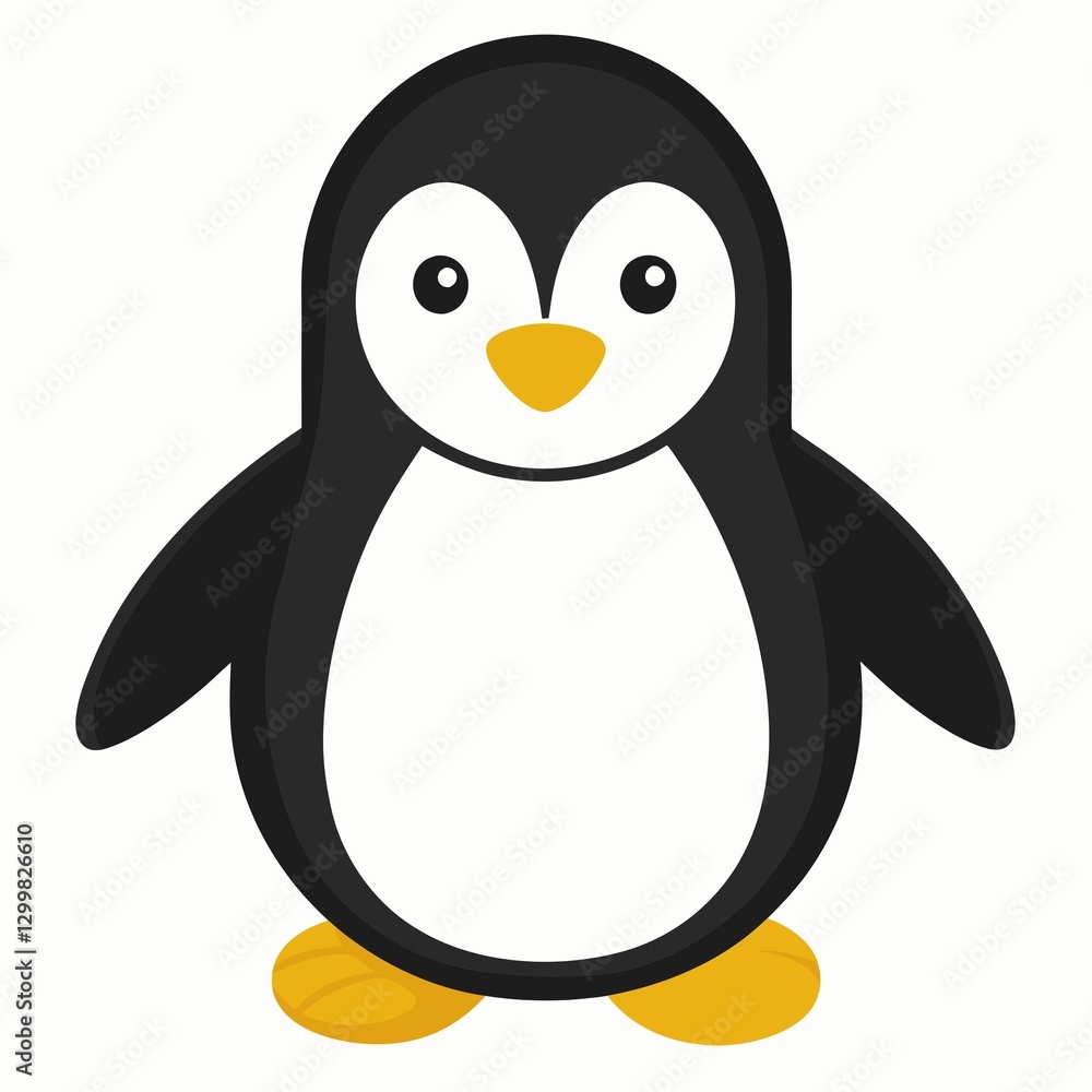 Obraz premium penguin on the beach