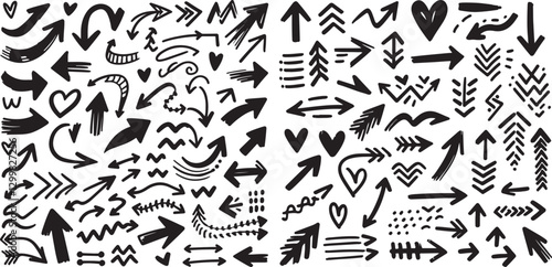 Isolated black arrows icon Vector, black arrows Silhouette,black arrows icon set, black arrows for logo,color black arrows Vector illustration, Vector Graphic, EPS 10 , clip art work