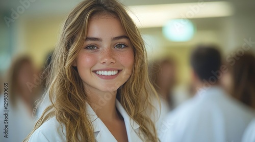 Wallpaper Mural Medical student white coat ceremony, pride and responsibility expression Torontodigital.ca