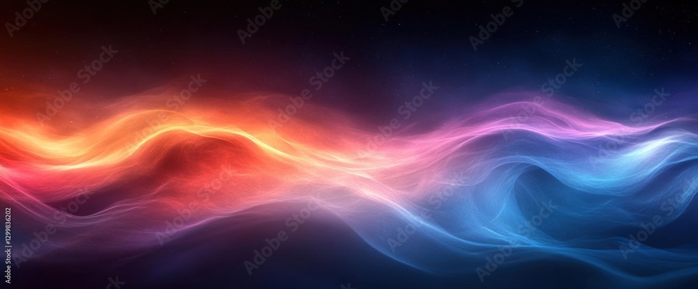 Abstract Colorful Space Nebula Design Abstract Colorful Space Nebula Design