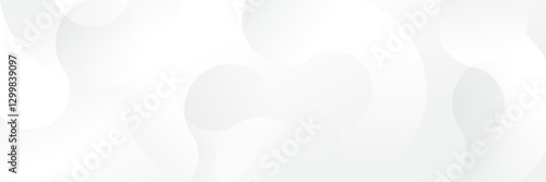 Abstract white Geometric banner design background.
