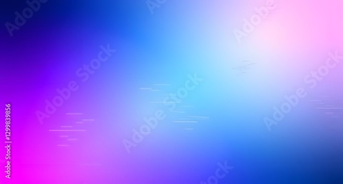 A gradient background with a digital glitch effect, blending neon blue, purple, and pink for a tech-inspired design