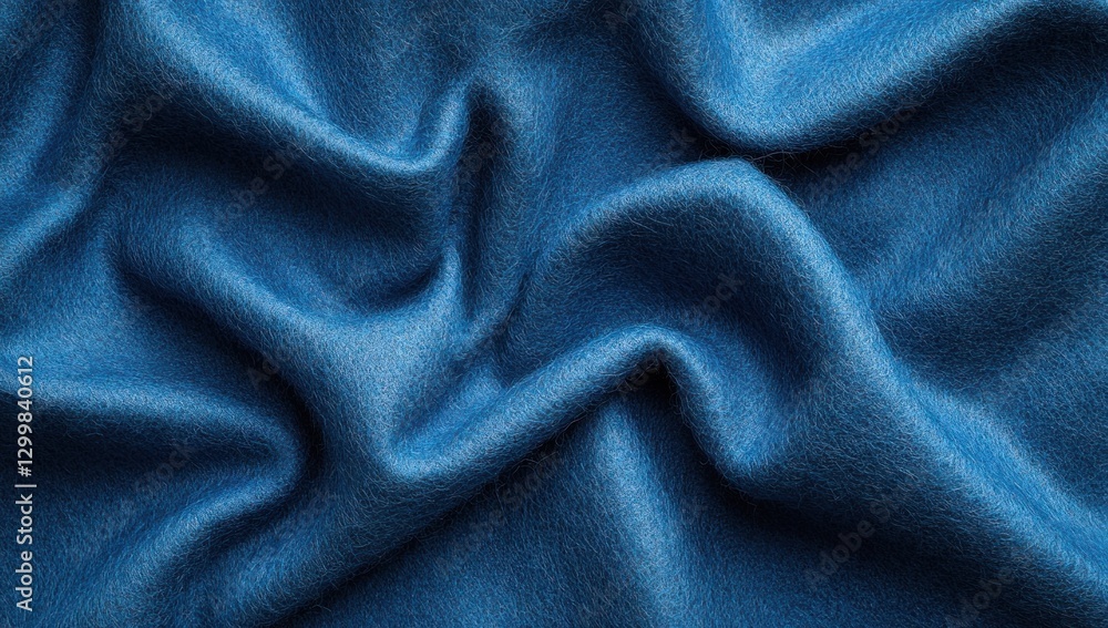 Draped blue fabric texture background. Draped blue fabric texture background.