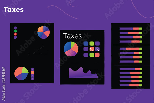 Create an infographic-style background visually representing a detailed breakdown of data using charts and icons.  Emphasize clarity and visual appeal.