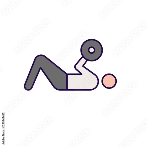fitness people icon
