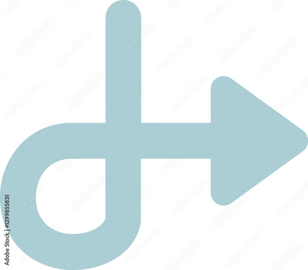 Obraz premium 파란색 화살표