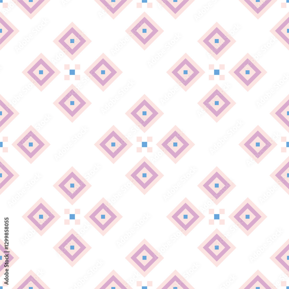 Cross Stitch embroidery seamless.Geometric pixel ethnic patterns. American, Mexican,African, mediterranean, nordic,Aztec style.Trendy folk art background design for products,fabric,print, decorate. Cross Stitch embroidery seamless.Geometric pixel ethnic patterns. American, Mexican,African, mediterranean, nordic,Aztec style.Trendy folk art background design for products,fabric,print, decorate.