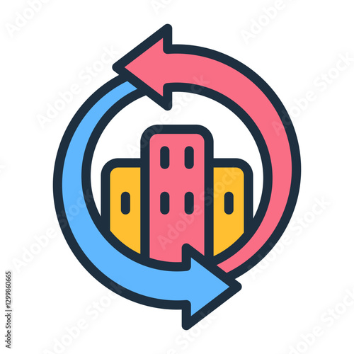 Infrastructure Recovery Icon