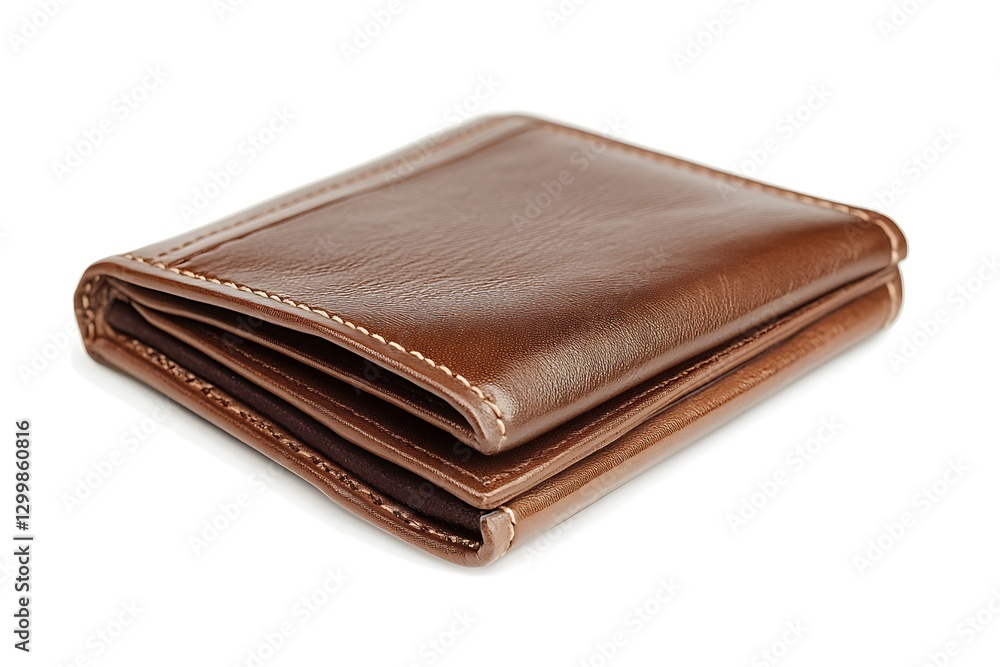 Black leather wallet isolated on white background. Clipping path included. Black leather wallet isolated on white background. Clipping path included.