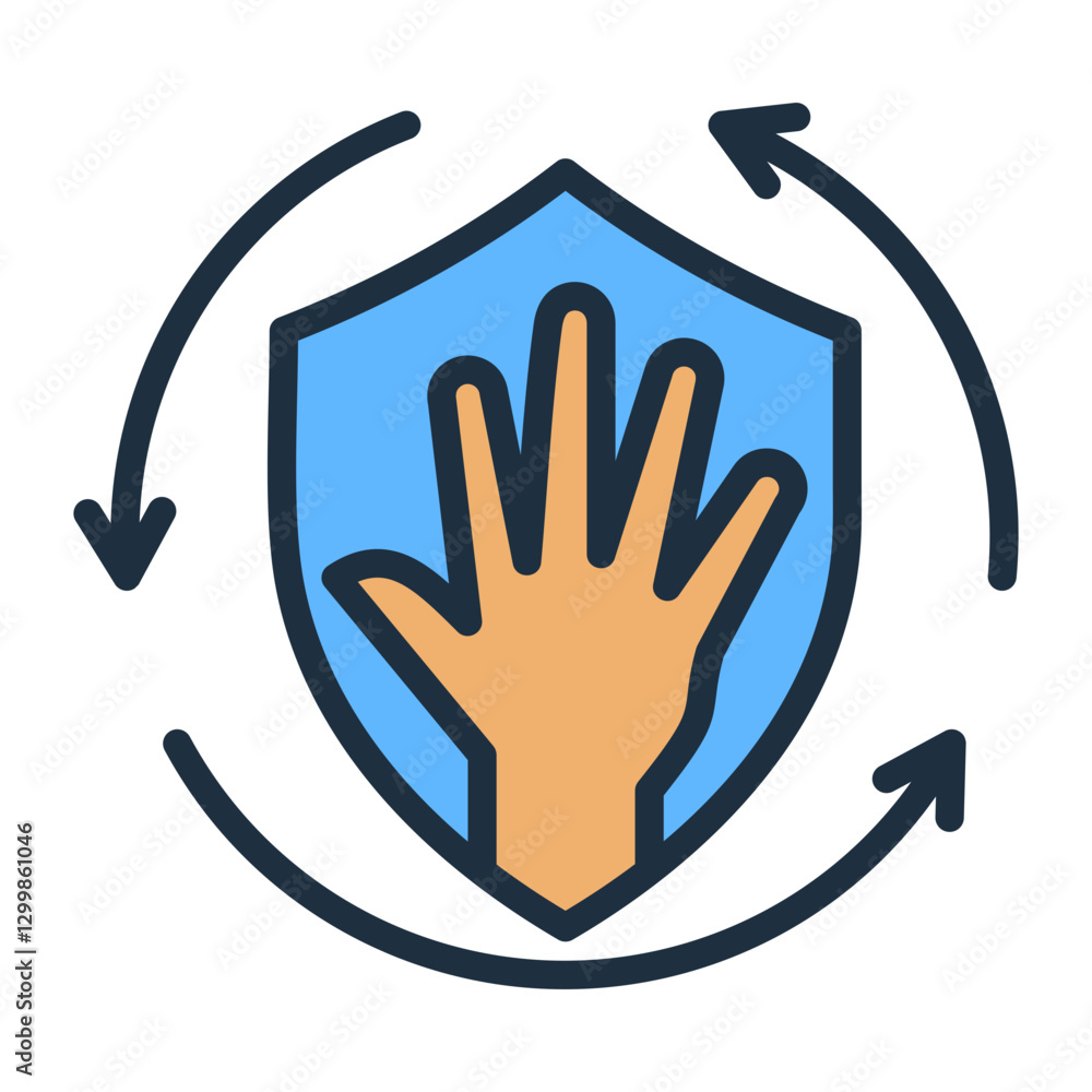 Fototapeta premium Community Resilience Icon