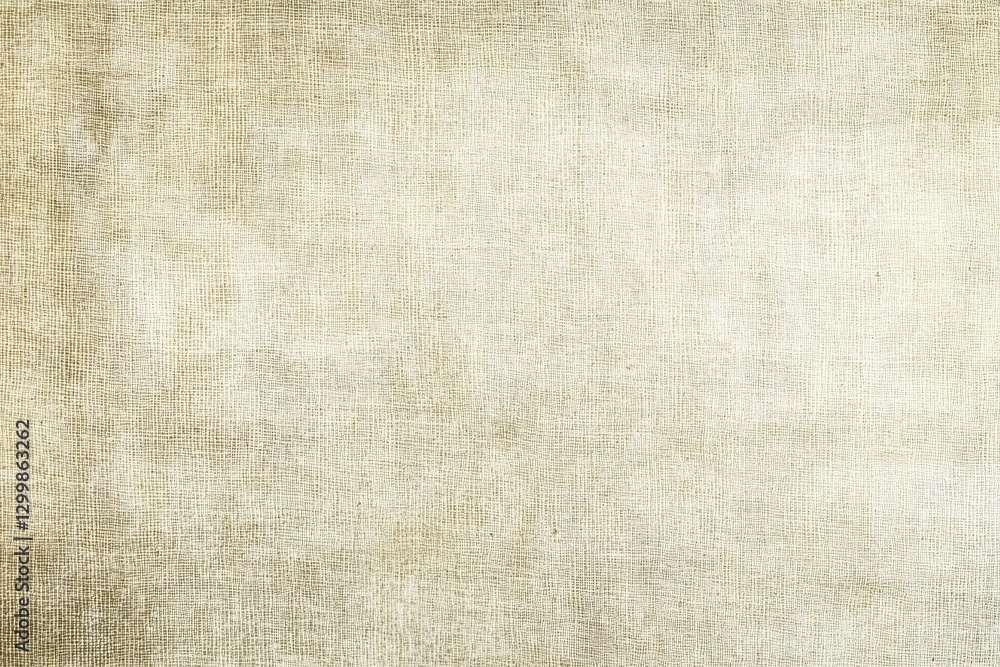 Fototapeta premium A beige canvas background with a textured and aged surface