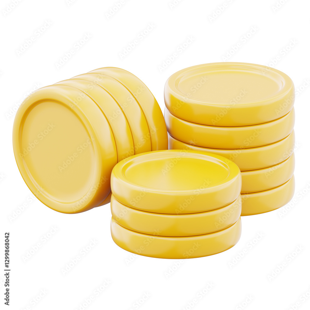 Stack of coins representing financial investment strategy icon illustration. Concept of financial growth and success 3d render illustration image Stack of coins representing financial investment strategy icon illustration. Concept of financial growth and success 3d render illustration image
