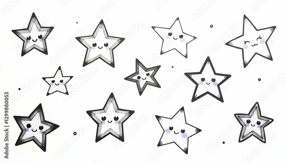seamless pattern with stars