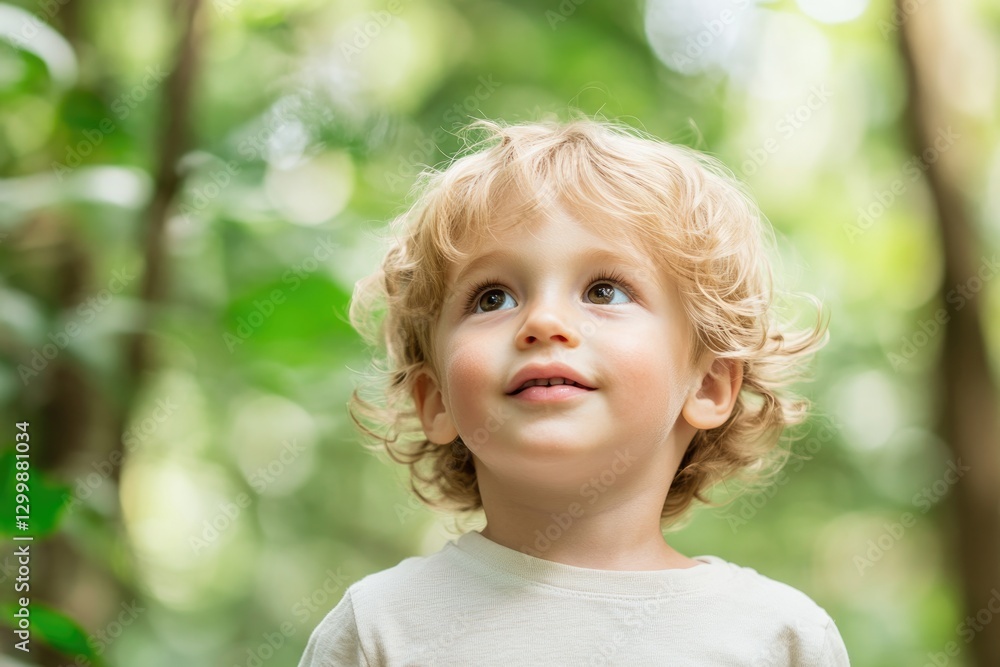 capture candid portrait of young child exploring their surroundings with wide-eyed curiosity in natural light setting capture candid portrait of young child exploring their surroundings with wide-eyed curiosity in natural light setting