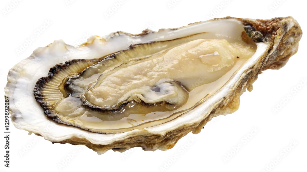 Single fresh oysters isolated on white background. Suitable for marketing or business purposes. PNG file Single fresh oysters isolated on white background. Suitable for marketing or business purposes. PNG file