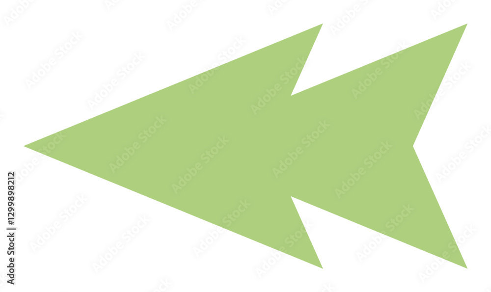 Fototapeta premium grüner Pfeil