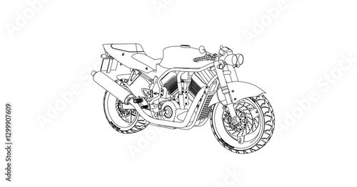motorcycle vector illustration