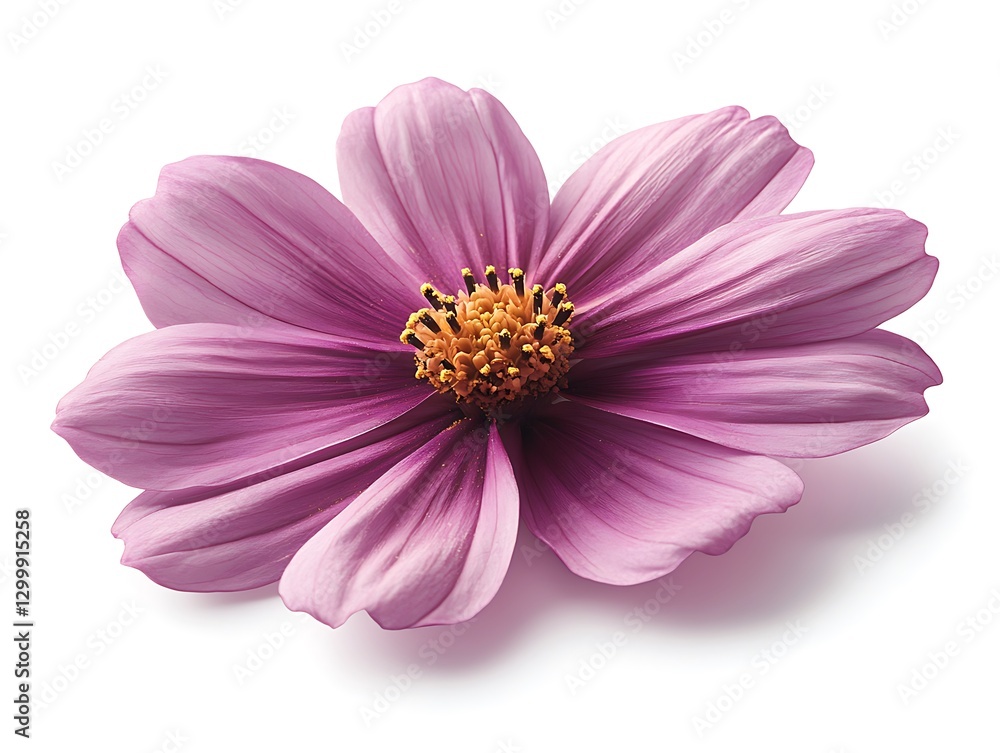 cosmos flower isolated on white