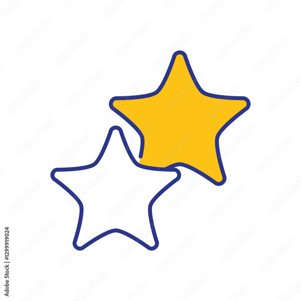 Stars Icon vector stock illustration