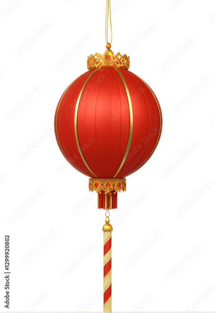 Micro - three-dimensional hand-painted festive New Year's Day festival lantern elements Micro - three-dimensional hand-painted festive New Year's Day festival lantern elements