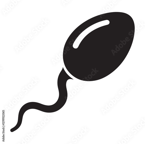Sperm Spermatozoa vector logo icon illustration design