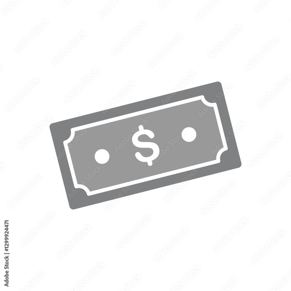 Money icon logo design template isolated illustration Money icon logo design template isolated illustration