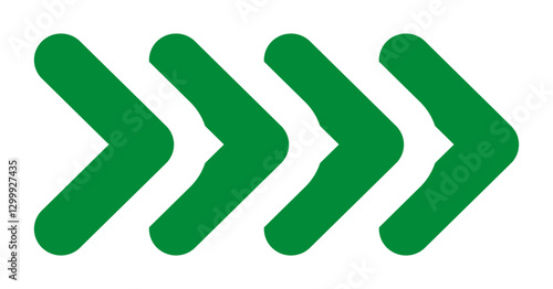 arrow direction green