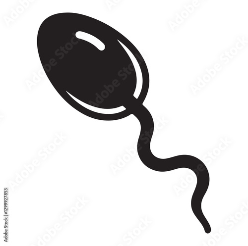 Sperm Spermatozoa vector logo icon illustration design