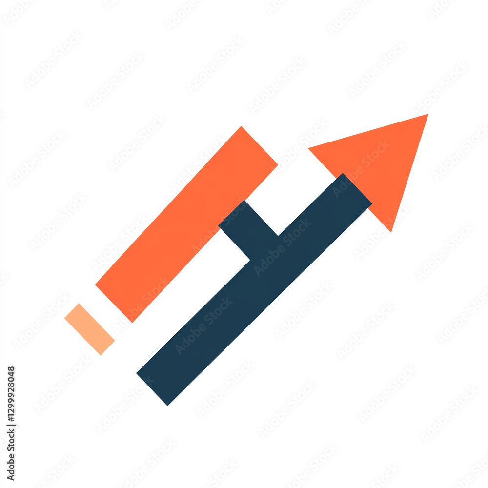 A modern graphic design featuring a stylized pen and arrow, symbolizing creativity and progress in technology. Ideal for promoting innovation, design, and digital art. A modern graphic design featuring a stylized pen and arrow, symbolizing creativity and progress in technology. Ideal for promoting innovation, design, and digital art.