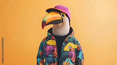 toucan graffiti snapback street style hip-hop art photo